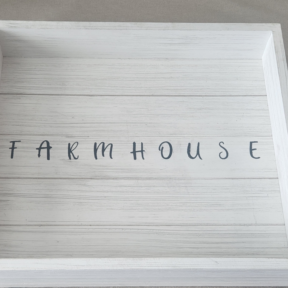 Farmhouse serving tray